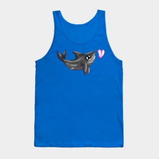 Shark Bites! (Black) Tank Top